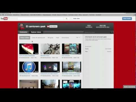 Organizar tus vídeos de YouTube