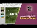 Microsoft Powerpoint Rehearse Timing