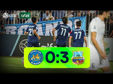 Superliga 13-tur. Dinamo - Bunyodkor bahsida kiritilgan gollar va xavfli vaziyatlar (Highlights)