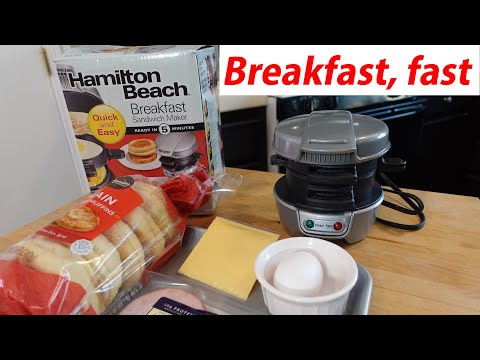 Hamilton Beach Breakfast Sandwich Maker: Morning Hero?