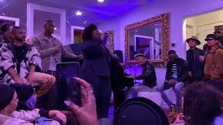 Amber Riley SINGS Never Enough and Shallow with Stevie Mackey at Taco Tuesday!