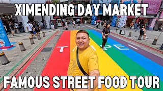 XIMENDING FOOD TOUR - DAY TIME | FAMOUS STREET FOOD TOUR