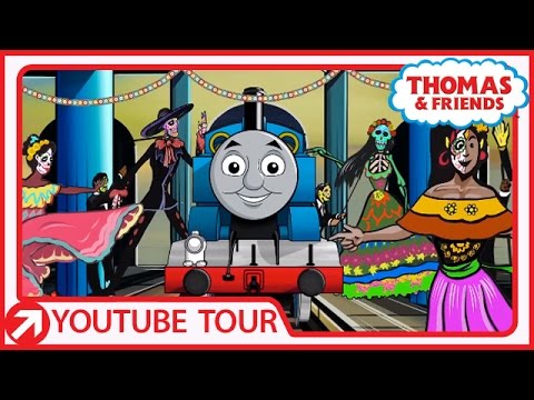 Thomas and The Day of The Dead in Mexico City | YouTube World Tour | Thomas & Friends - Kids TV Series, Kingdom Kids Zone - Thomas & Friends