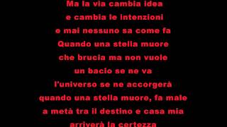 Giorgia - Quando Una Stella Muore + testo