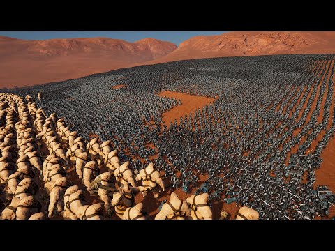 10.000 OGRE vs 100.000 SWORDSMEN - Epic Fantasy Battle Simulator