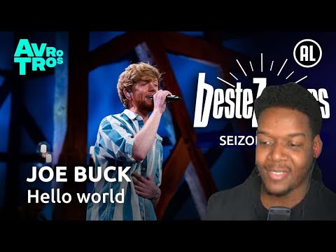 Joe Buck - Hello world  Beste Zangers 2021 - REACTION!!!