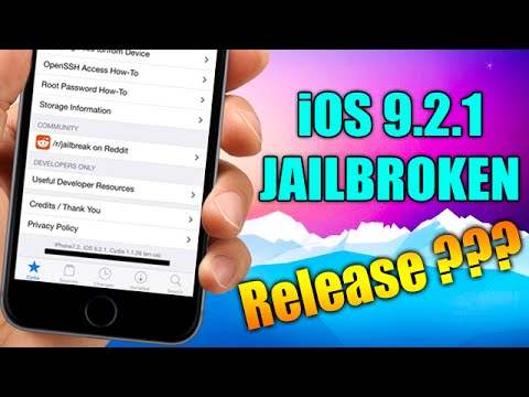 iOS 9.2.1 JAILBROKEN - May Not Be Released To Public