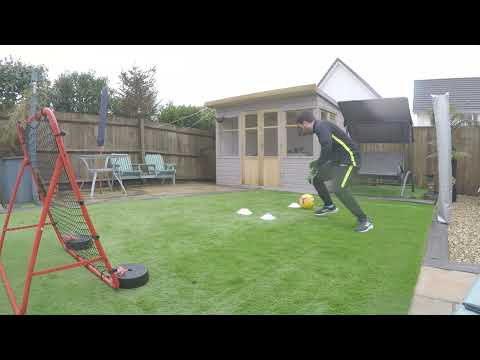 Goalkeeper Pulse Raiser Idea - Spin Serve and Roll Between legs