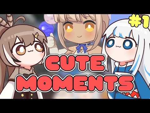 Mumei and Gura 𝐂𝐮𝐭𝐞 𝐌𝐨𝐦𝐞𝐧𝐭𝐬 in Minecraft Collab! (ft. Sana) #1 [HOLOLIVE EN]