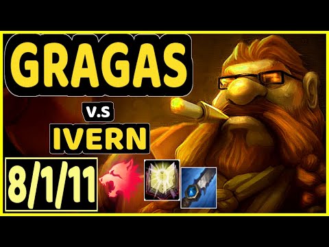 SKEANZ (GRAGAS) vs IVERN - 8/1/11 KDA JUNGLE CHALLENGER GAMEPLAY - EUW