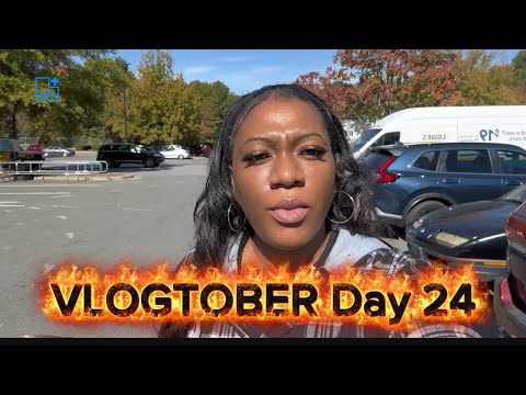 VLOGTOBER episode 24! Shopping for lawn supplies & Christmas Decor 🎄