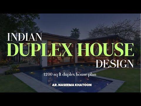 Indian Farmhouse design  | Duplex house plan | 4 bhk house design | Ar. Naseema Khatoon