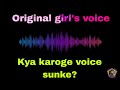 Kya Karoge voice sunke? - girl's voice effect ! @cutegirlvoiceeffect #girlvoiceprank #youtube