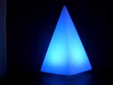 LED Landscape Mood Light Pyramid