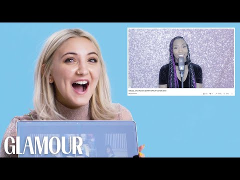 ジュリア・マイケルズ、YouTubeでファンカバーを見る｜You Sang My Song｜Glamour (Julia Michaels Watches Fan Covers on YouTube | You Sang My Song | Glamour)