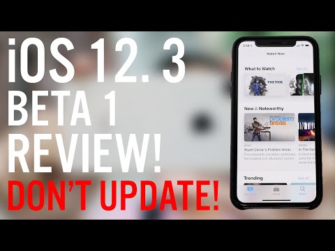 iOS 12.3 Beta 1 | YOU SHOULD NOT UPDATE!