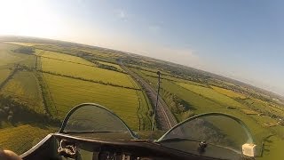 preview picture of video 'T21 Evening flight - Gopro Head cam!'