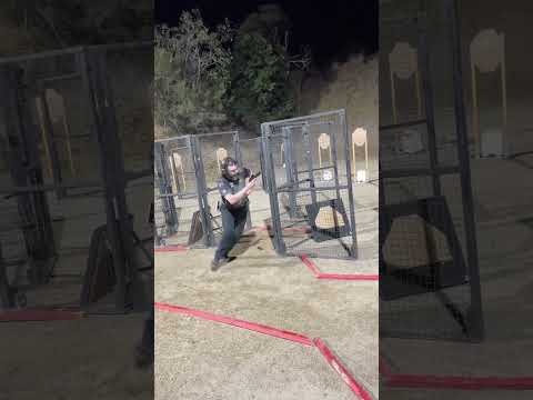 Very challenging IPSC memory stage.  Using the whole 180 degrees.