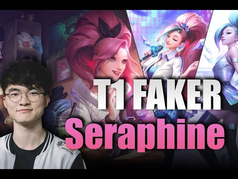 League Of Legends Gameplay 2020 - T1 Faker Plays Seraphine Vol.3