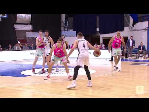 Crazy three-pointer by Aleksa Avramović (Mega MIS – Partizan Mozzart Bet, 23.10.2023)