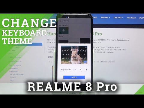 How to Customize Keyboard Theme in REALME 8 Pro – Find Keyboard Customizations