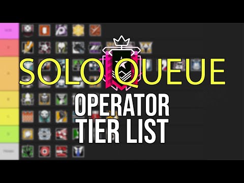 Solo Queue Rainbow Six Operator Tier List