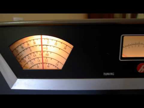 Hallicrafters SX-122 First test (Local AM radio)