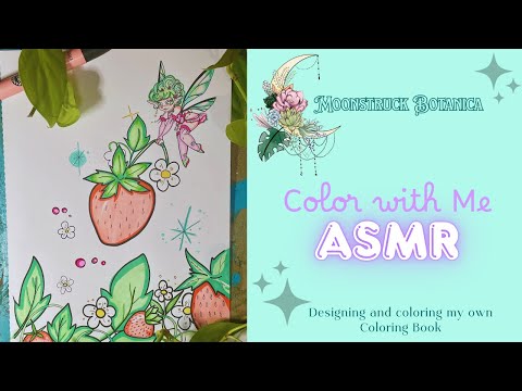 🫧🖍️ Design & Color with Me ASMR 🖍️🫧