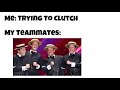 1v5 Clutch While Teammates Harmonize