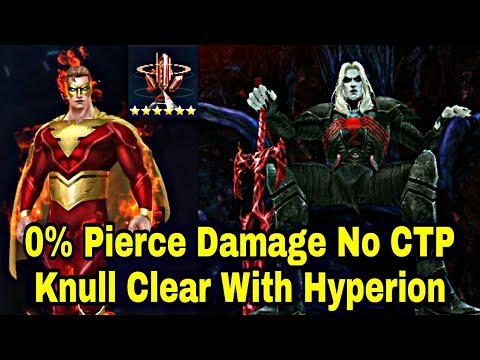 0% Pierce Damage And Obelisk How To Clear WBL Knull With Hyperion New Uniform - Marvel Future Fight