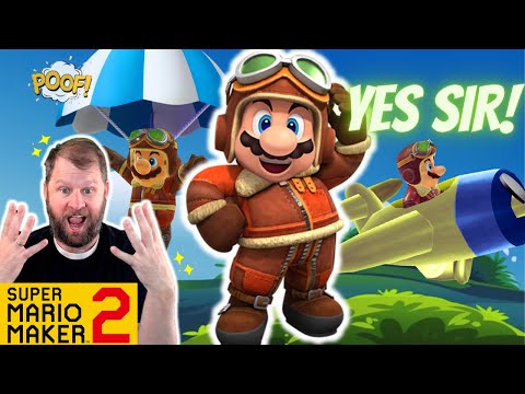 Mario's Plane Trip! 🛫 || Super Mario Maker 2 ~ Viewer Level