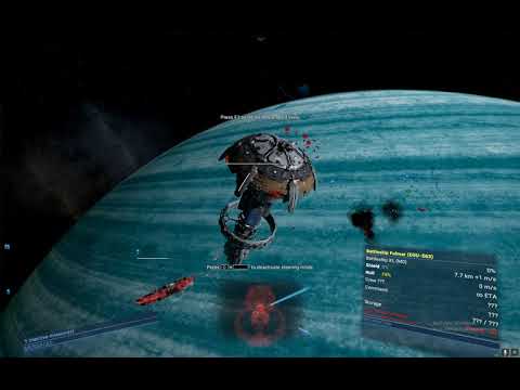 X4 Foundations VRO Dancing Fulmar (glitch) and beautiful explosion