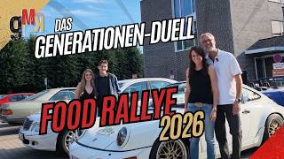 Generationen-Duell bei der Food Rallye 2026: Vater vs. Sohn - Porsche 911 vs. Me