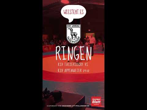 DIE KÄMPFE: KSV Taisersdorf vs. KSV Appenweier 22.09.2018