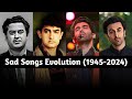 Evolution Of Sad Songs 1945 2024