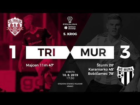 5.krog: Triglav - Mura 1:3 ; Prva liga Telekom Slovenije 2019/2020