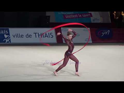 Alexandria KAUTZMAN (USA) ribbon - 2023 Grand Prix Thiais AA