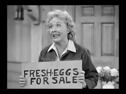 I Love Lucy | Lucy finds herself with egg on her face and elsewhere
