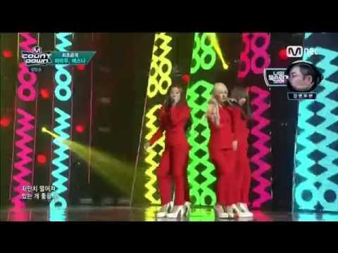 [1080p][Comeback Stage] 150402 MAMAMOO & eSNA - Ahh!Oop! @ M! Countdown