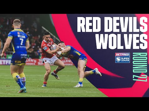 Highlights | Salford Red Devils v Warrington Wolves, Round 27, 2022 Betfred Super League