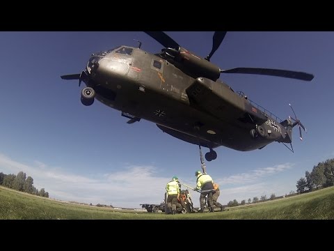 Reservisten üben mit der CH-53 - Bundeswehr