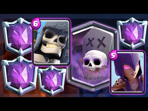HE NEVER LOSE ! New Graveyard Meta In Top Ladder | Clash Royale