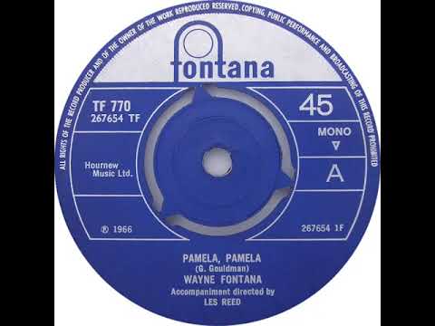 UK New Entry 1966 (386) Wayne Fontana - Pamela, Pamela