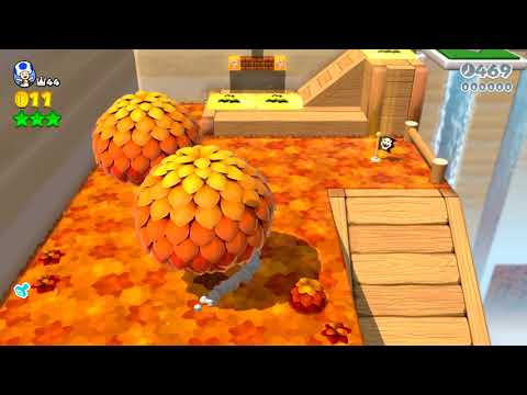 Mario 3d world speedrun 3-7 (1m 1s) Tied