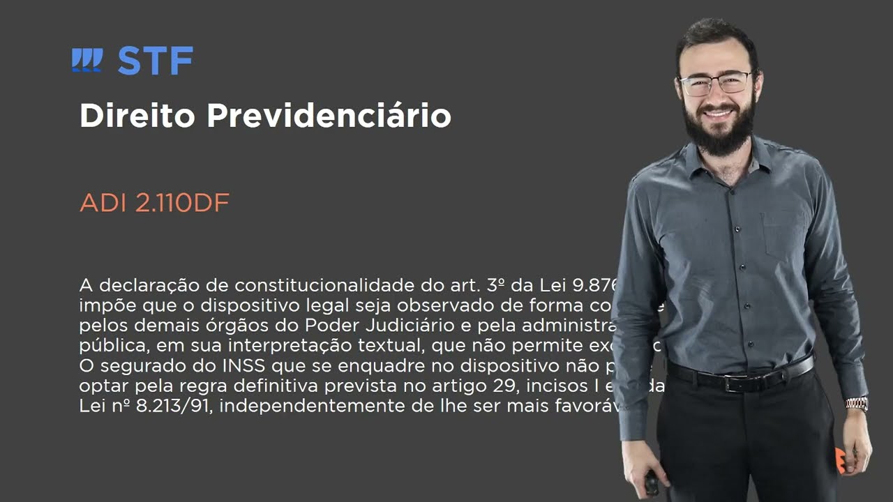 [Informativo 1129 - STF] ADI 2.110-DF