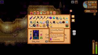 How I got an Immunity Band - Stardew Valley