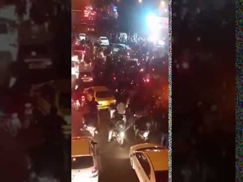 RAW Islamic Iran regime terrorist revolutionary Guard Military Sniper Fire on Peaceful Protesters Video