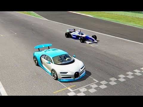 Bugatti Chiron vs Williams F1 1997   Imola