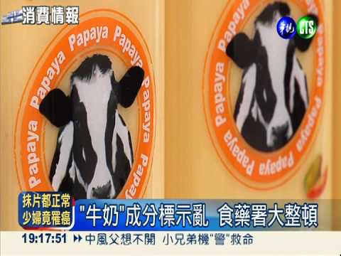 非100%純乳品 標示不清罰300萬