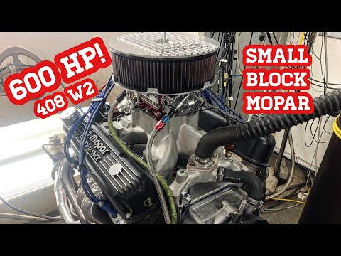 Mopar 408 w2 build dyno session! Small block mopar stroker action!